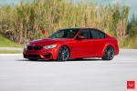 BMW M3 Sedan on Vossen Wheels (VFS4) 2017 года